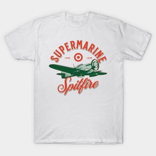 Spitfire - Supermarine | WW2 Plane T-Shirt